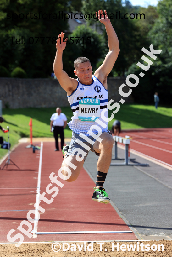 Decathlon long jump, 2025 EAP International Combined Events, Hexham, Northumberland.  Photo: David T. Hewitson/Sports for All Pics
